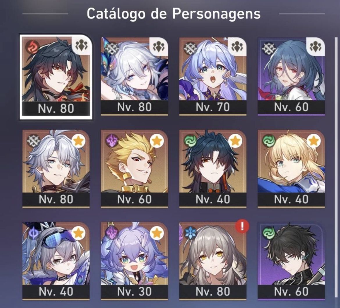 Conta Honkai Mortenax Blade + Cone, Phainon, Yao guang, etc