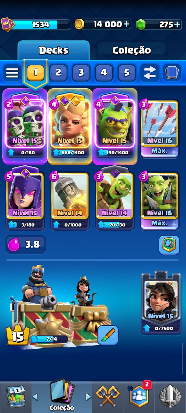 Conta supercell ( Clash Royale e Brawl Stars) no precinho e disposto a negociar