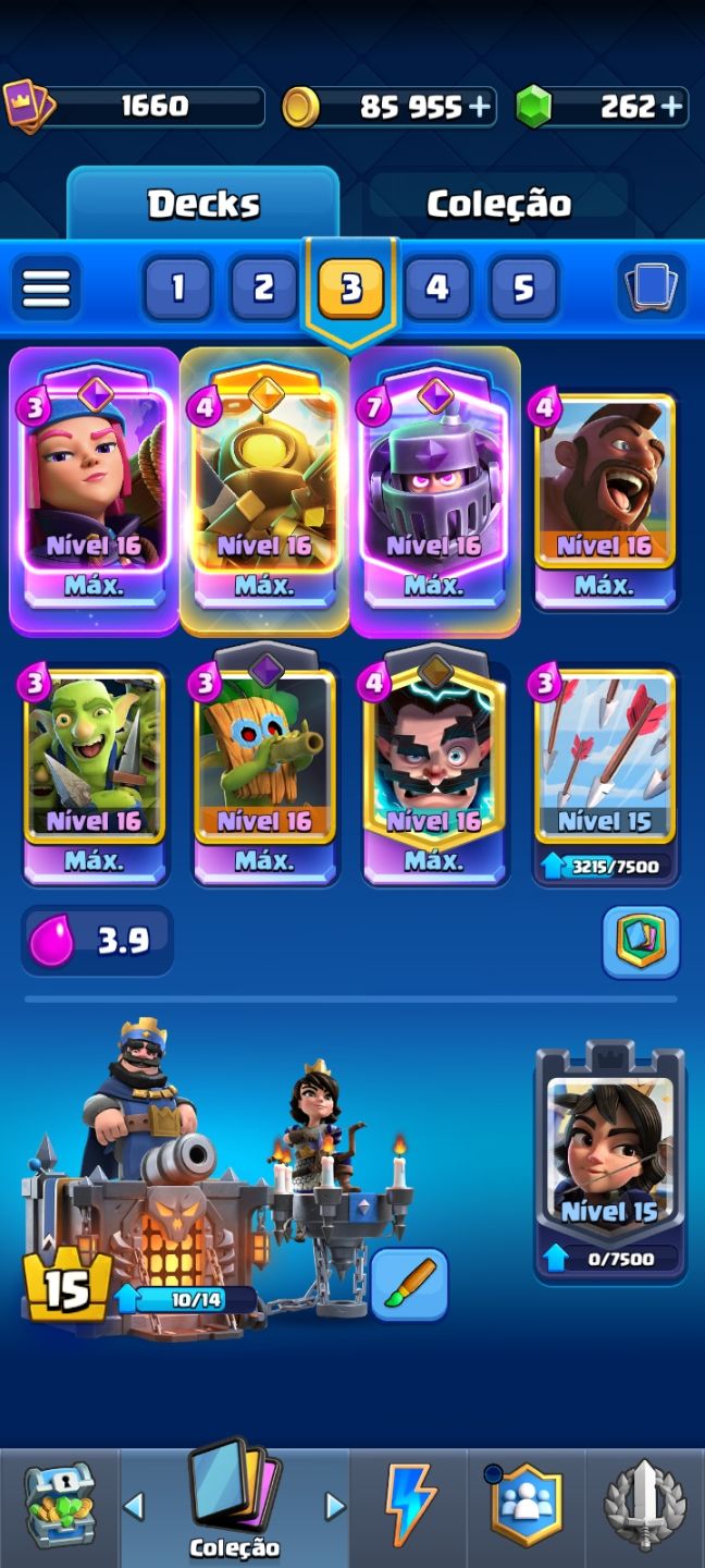 Conta Clash royale 11k troféus