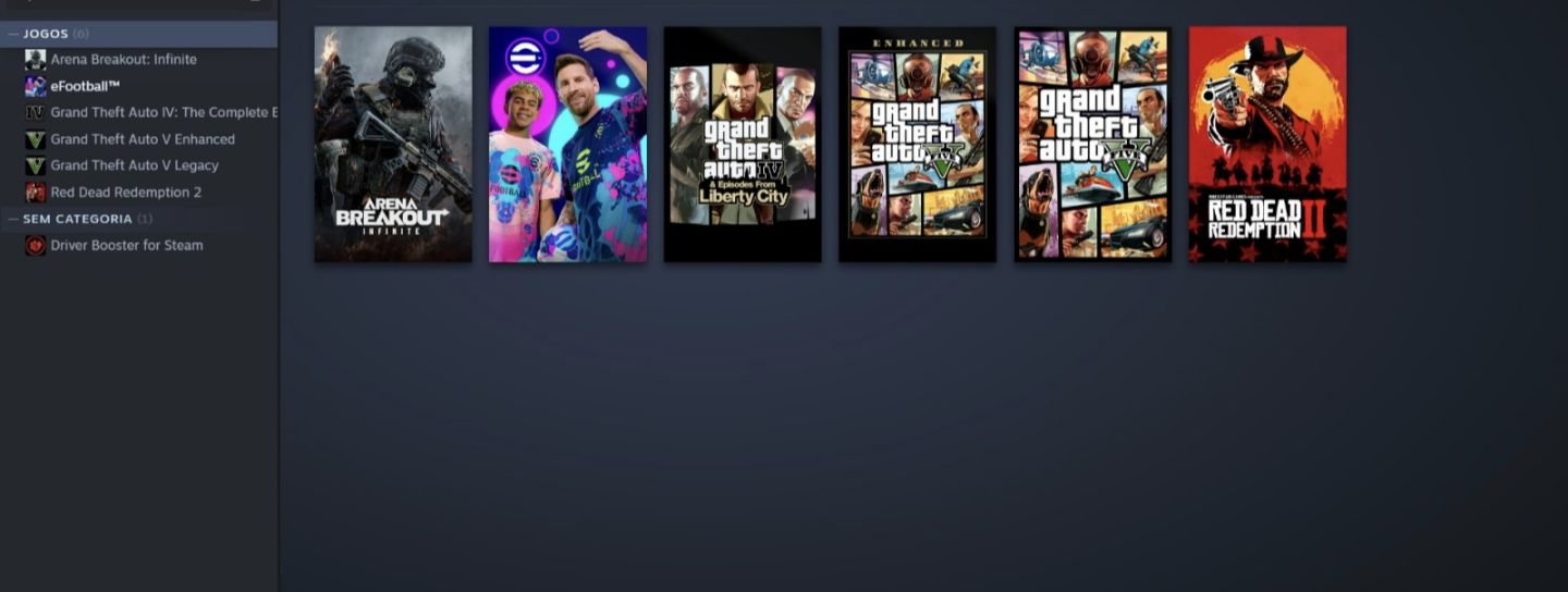 Conta efootball steam com Messi 109 + Red Dead e GTA 4 e 5