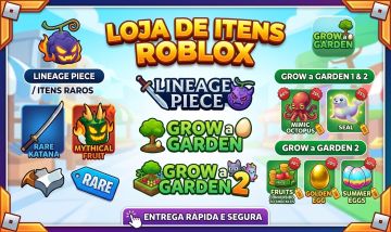 ROBLOX ITENS RAROS / LINEAGE PIECE / GROW GRADEN / GROW GARNDEN 2