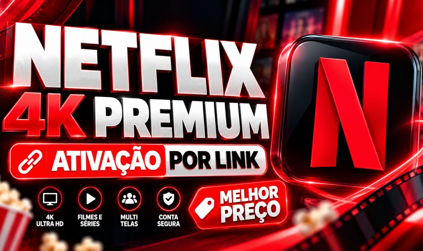 NETFLIX 4K PREMIUM | 7 DIAS DE ACESSO | ATIVAÇÃO VIA LINK | ENTREGA RÁPIDA