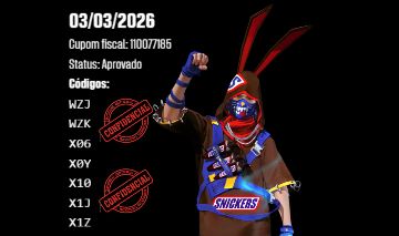 Codiguin snickers FREE FIRE / ENTREGA IMEDIATA!