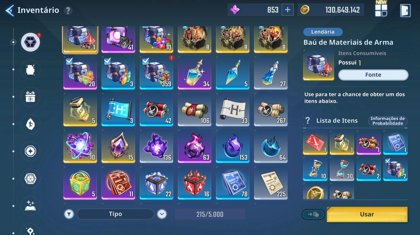 CONTA SOLO LEVELING: ARISE MUITOS SSR + RECURSOS