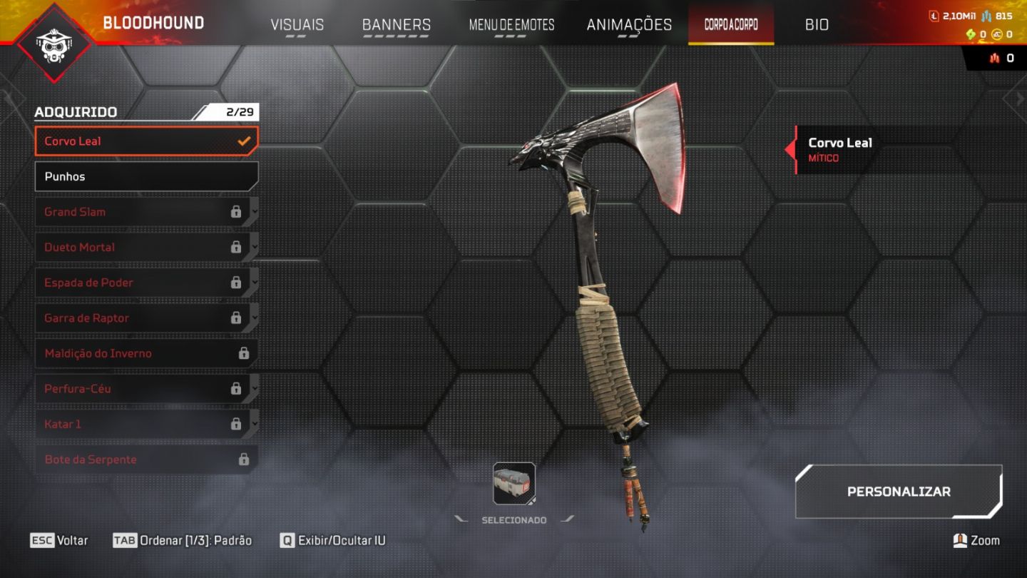 Conta apex com 4 míticos, negociavel