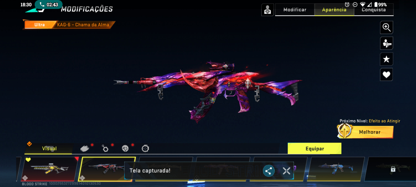 Blood strike ( CONTA COM BASTANTE SKINS DE ARMAS INCLUINDO 2 EVO)