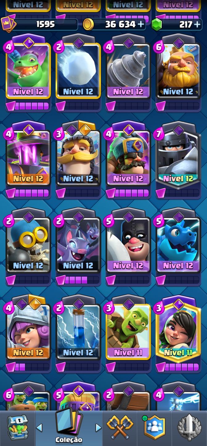 Conta de Clash com 12k