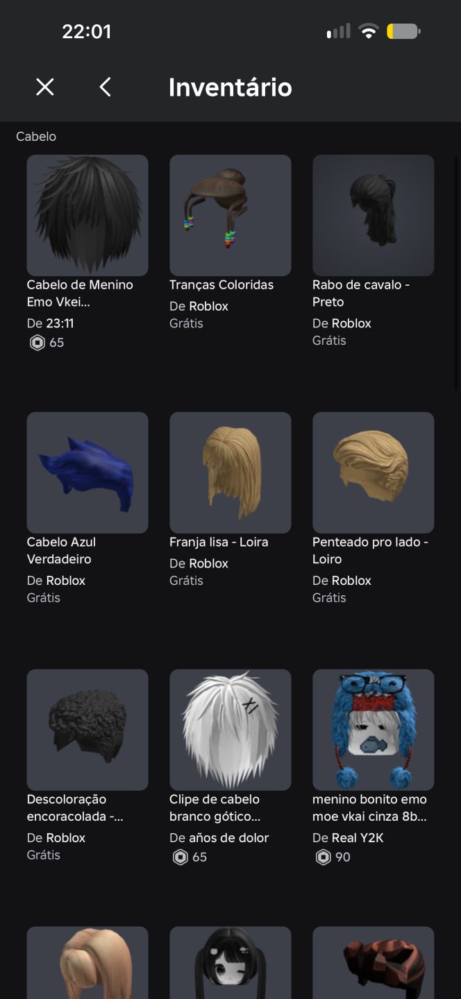 Conta de roblox!