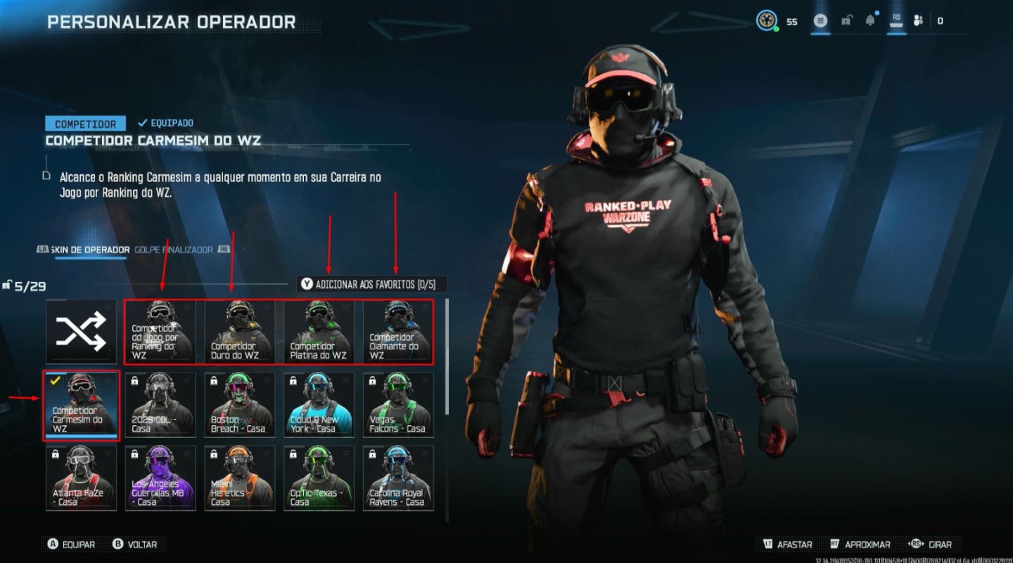 Conta Muito Rara Nuke Warzone + Carmesim + Singularity + Nuke MP