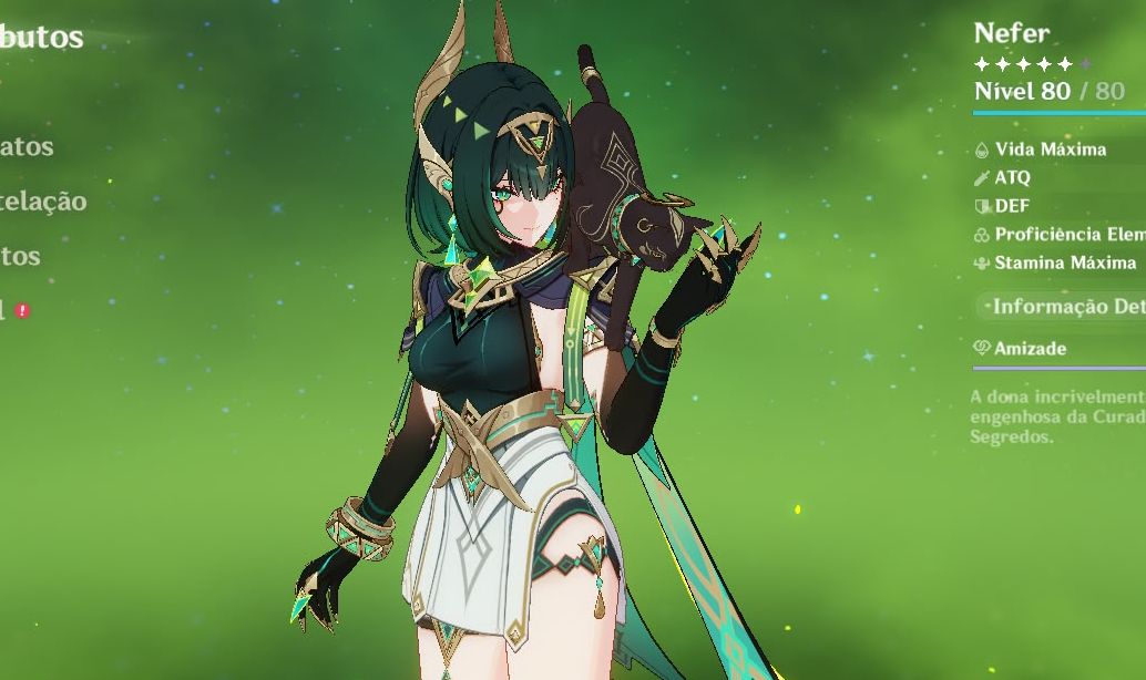 CONTA GENSHIN IMPACT AR 55 LAUMA, NEFER E FURINA