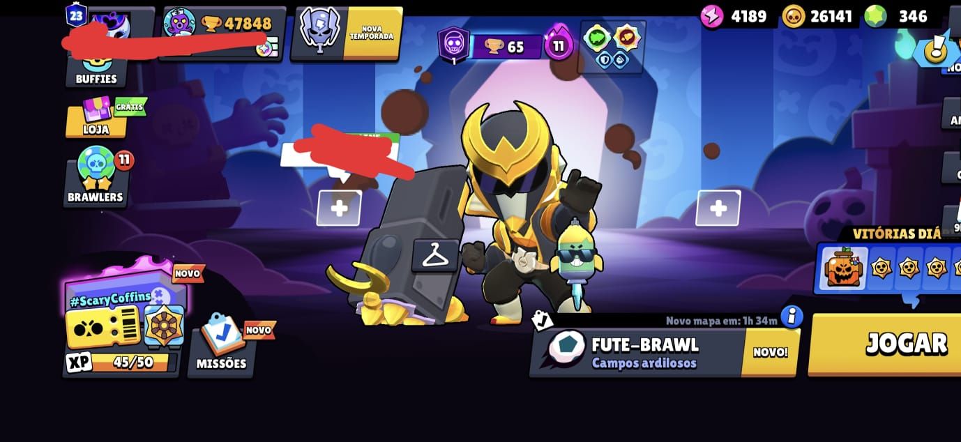CONTA BRAWL TODOS DISPONÍVEIS 45K+ TROFÉUS