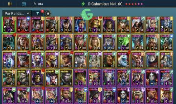Raid Shadow Legends Conta - 3 míticos e muitos personagens upados
