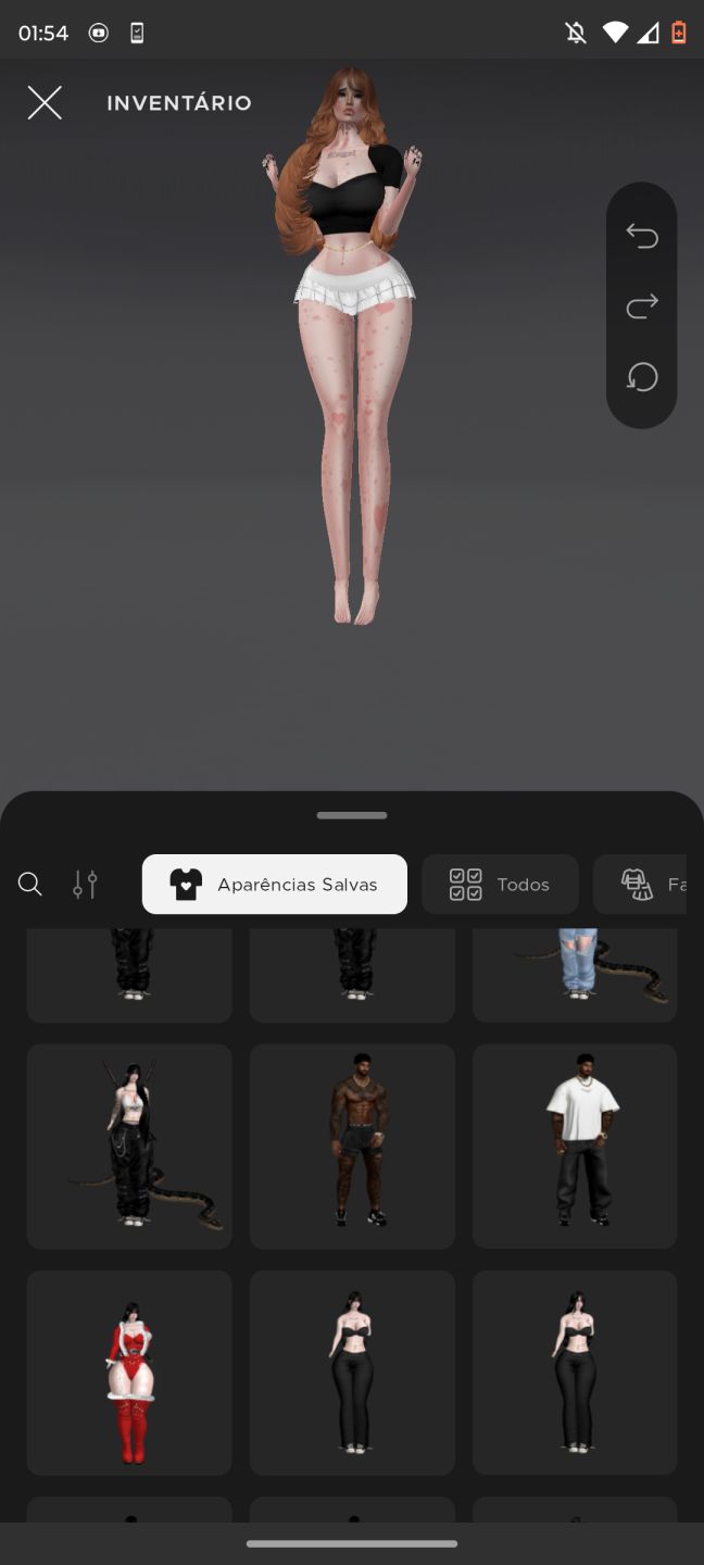 CONTA IMVU BASTANTE ITENS COM AGE E COM ALGUM SEGUIDORES
