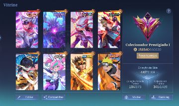 Conta mobile legends full herois e emblemas legend freya