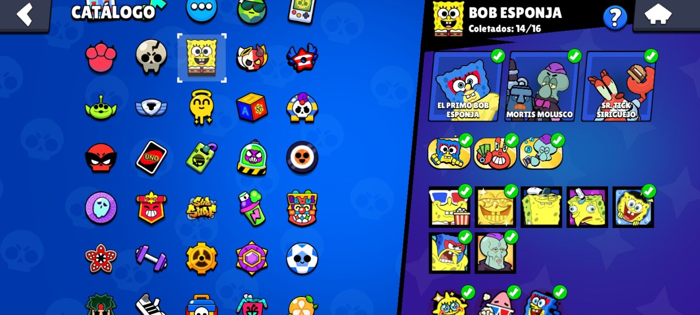 CONTA DE BRAWL STARS 70K+ extremamente upada e com diversas skins
