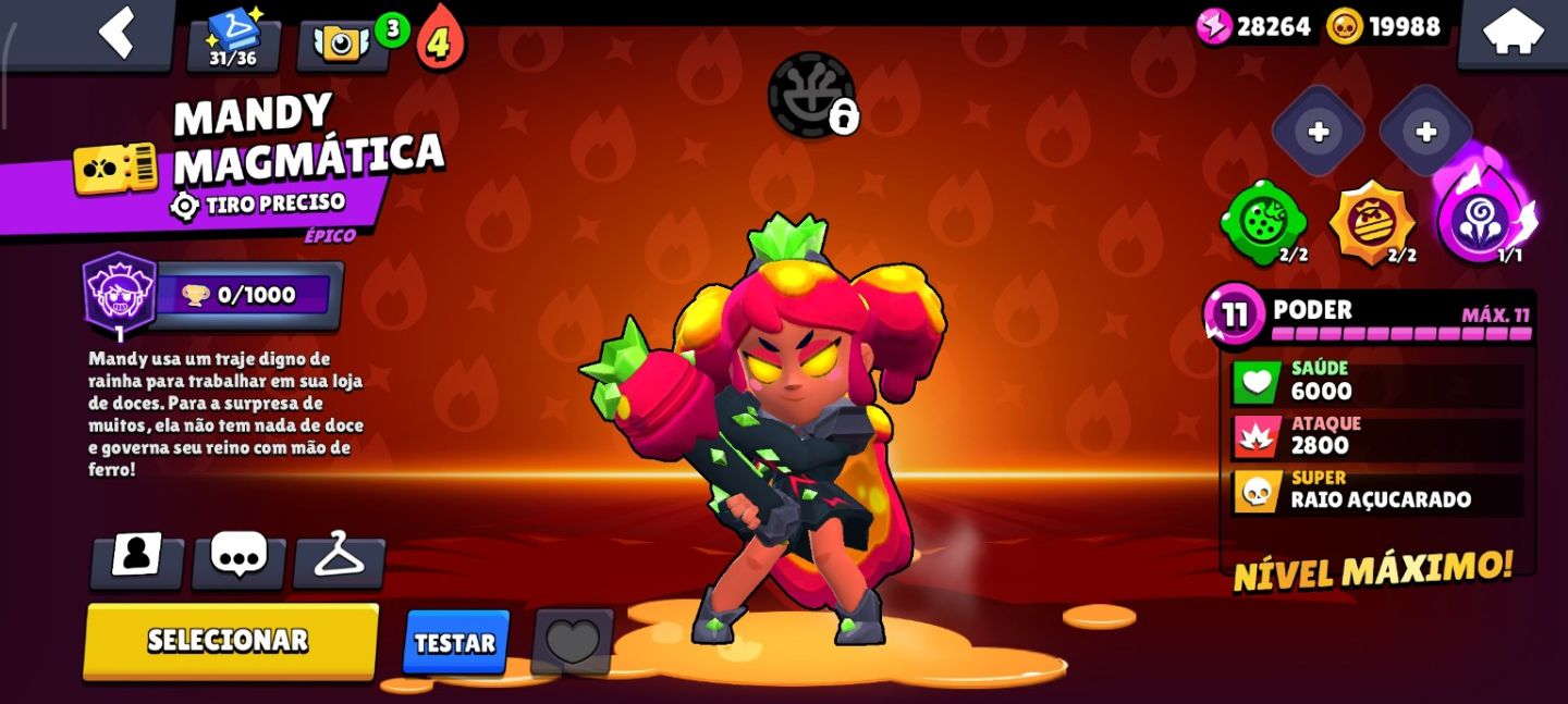 Conta Brawl Stars 49K+ | 57 Hipercargas| 281 Skins Quase Completa|Passes Antigos