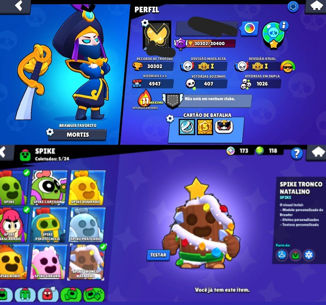 ⚡CONTA DE BRAWL STARS DE 2018 COM SHELLY STELLAR E 5 ANOS DE CRIAÇÃO ⚡