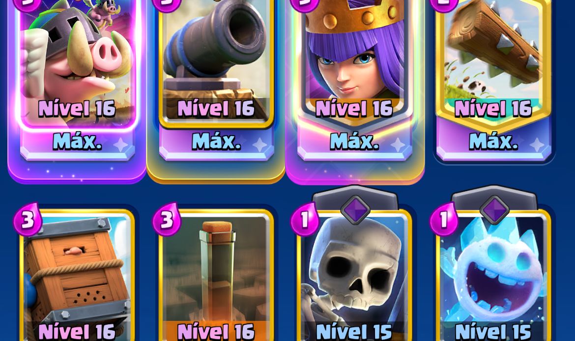 CONTA CLASH ROYALE META 12500 TROFÉUS