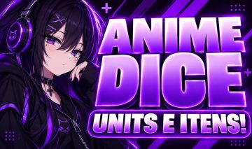 [Menor Preço!] Anime Dice | Dado de Anime | Gemas, Rerolls e Unidades