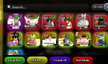 CONTA DO ANIME SQUADRON COM AIZEN COM MELHOR PASSIVA DO JOGO