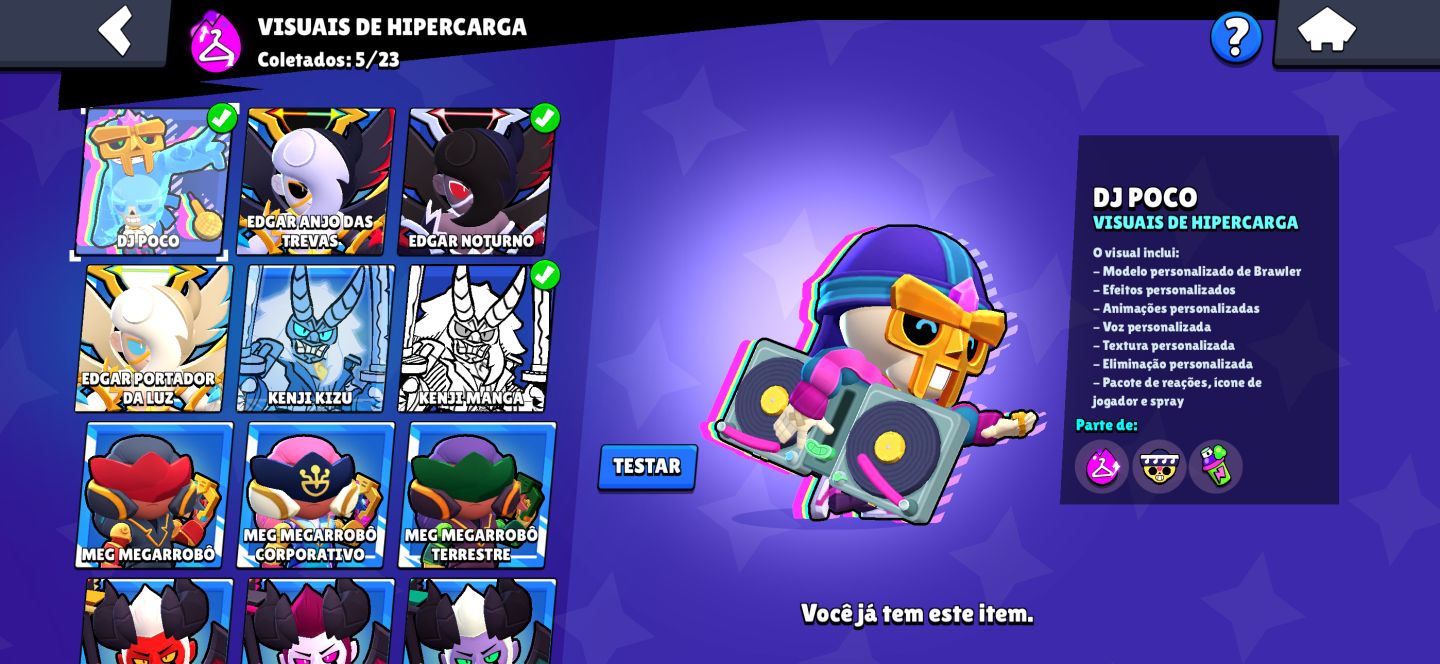 Conta BRAWL STARS TODOS OS BRAWLERS | 28.983 TROFÉUS - MUITAS SKINS