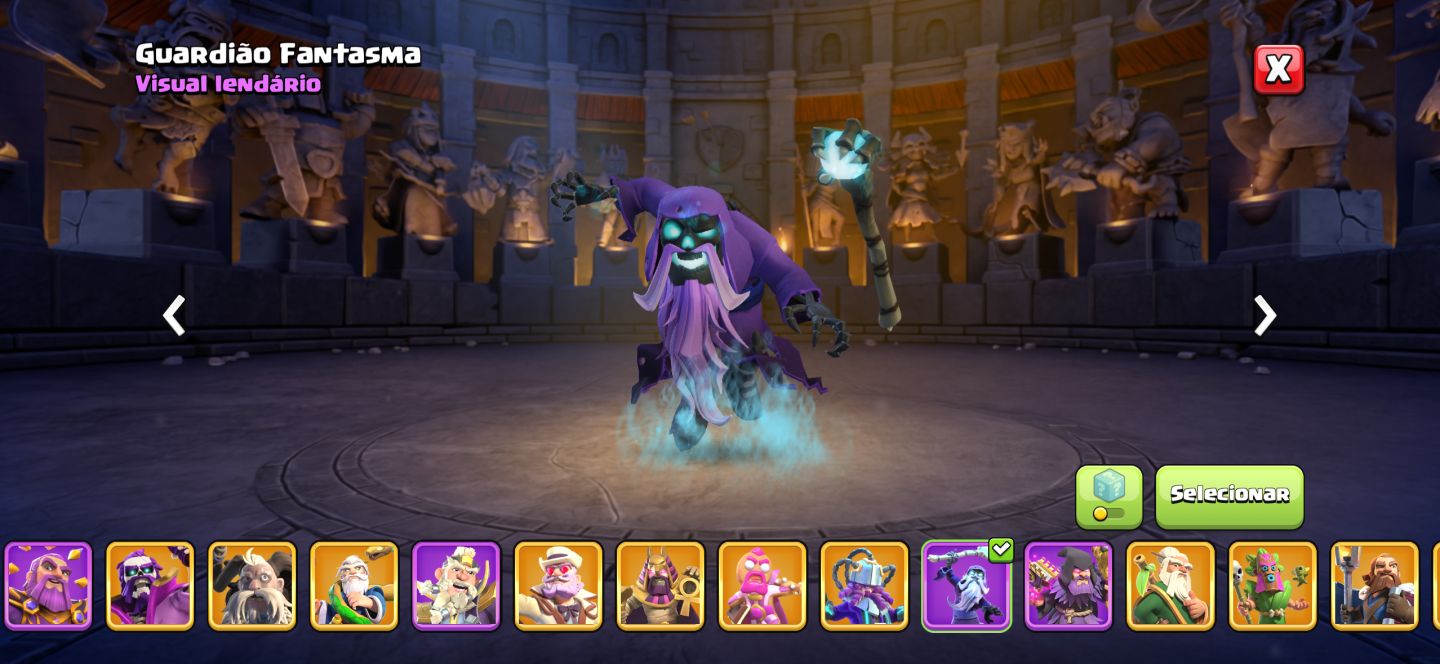 Conta cv 18, 99% maximizado, habilidades full, paisagem lendaria, diversas skins