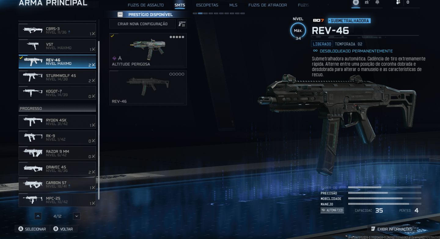 Conta Warzone Ranked Platina 1