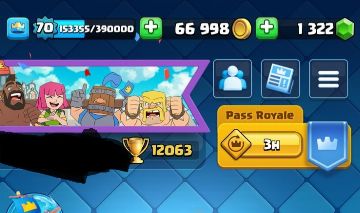 CONTA FULL CLASH ROYALE 9 ANOS NÍVEL 70