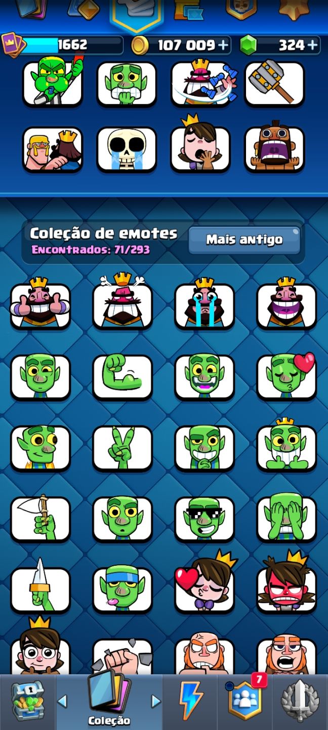 Conta braba de Clash royale