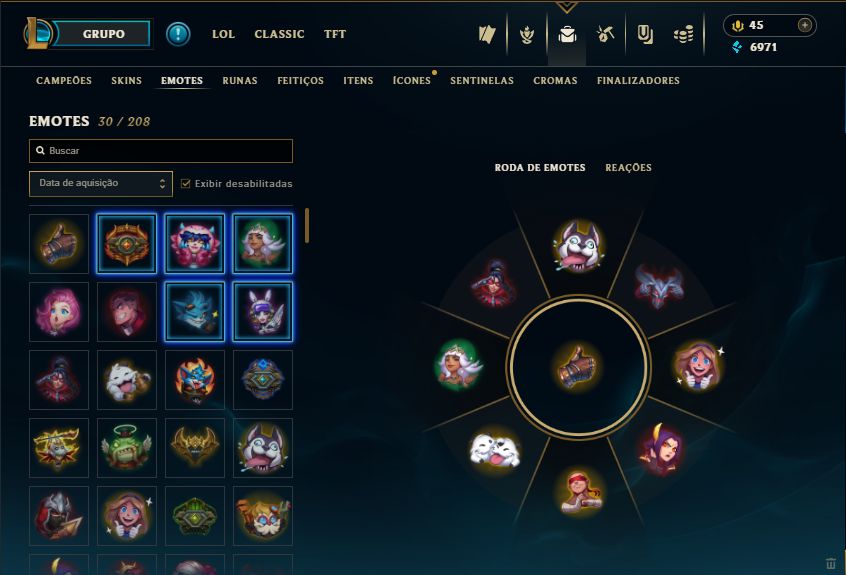 CONTA LOL DIAMANTE 3 - 59 SKINS - LV 79