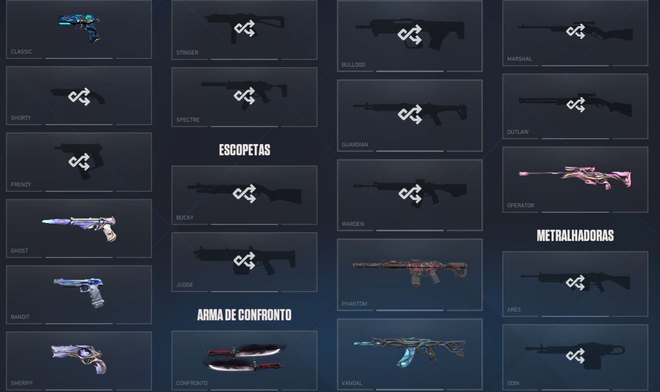 CONTA COM 5 SKINS DE FACA E VARIAS SKINS TRYHARD / PREÇO NEGOCIAVEL