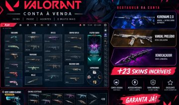 Conta com Kuronami 2.0, Prelúdio, Xenocaçador +23 skins raras