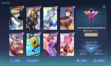 Conta mobile legends top