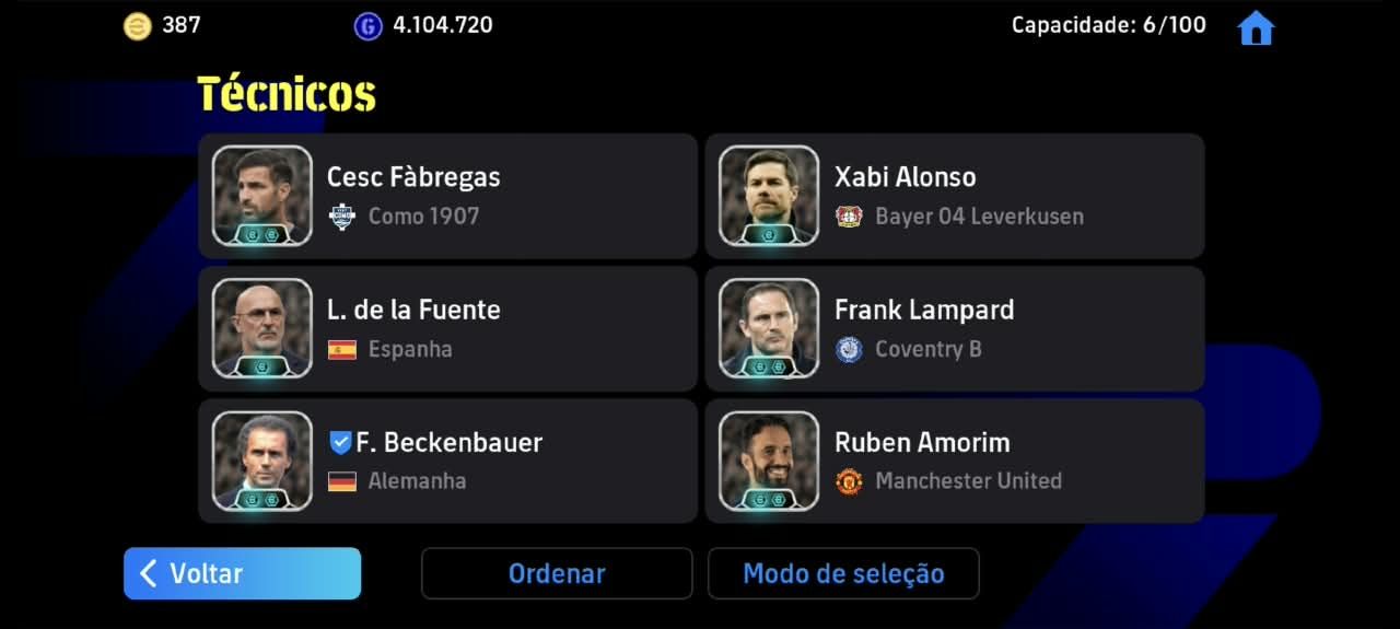 Conta eFootball Mobile | Força Coletiva 3237 | Elenco Forte | Jogadores 100+