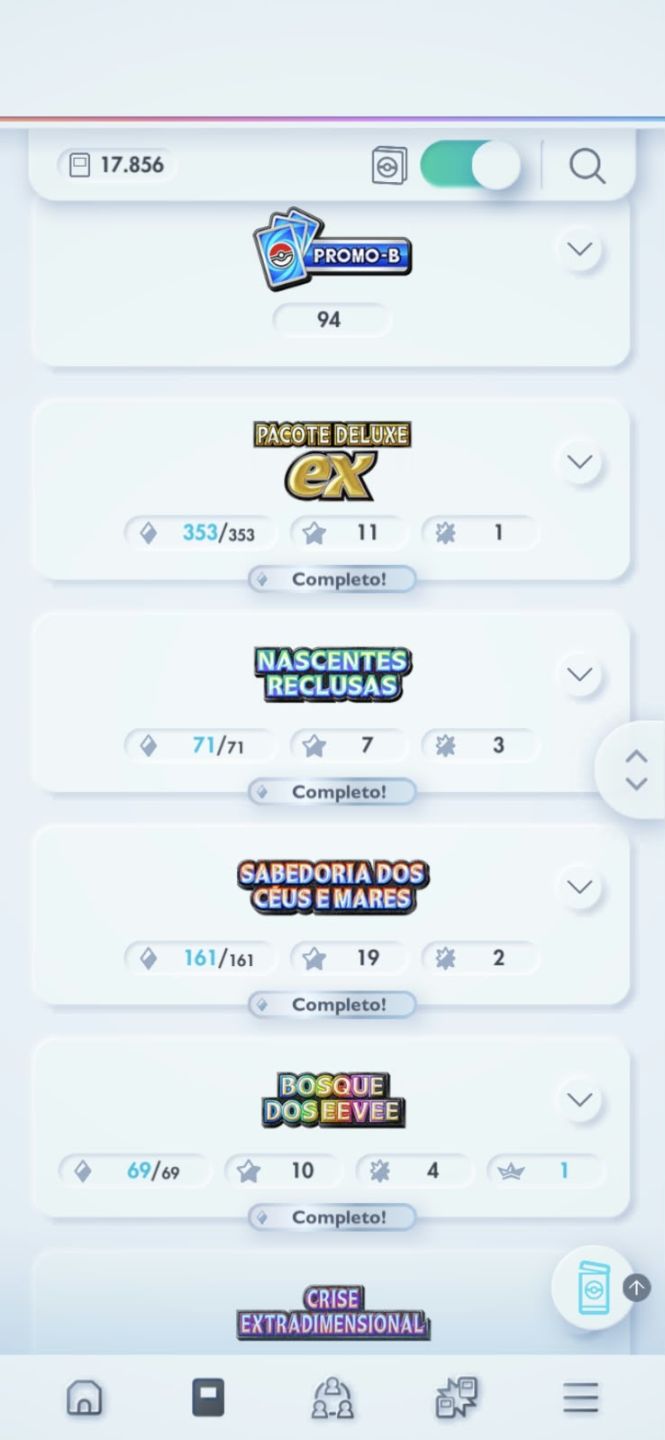 Conta TOP TCG Completinha