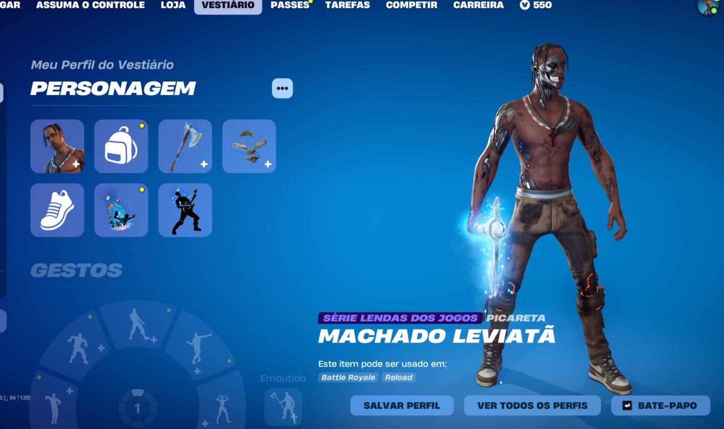 CONTA OG 2018 683+SKINS |590+PICARETAS TRAVIS + KRATOS|STW FUNDADOR|ÚNICO DONO