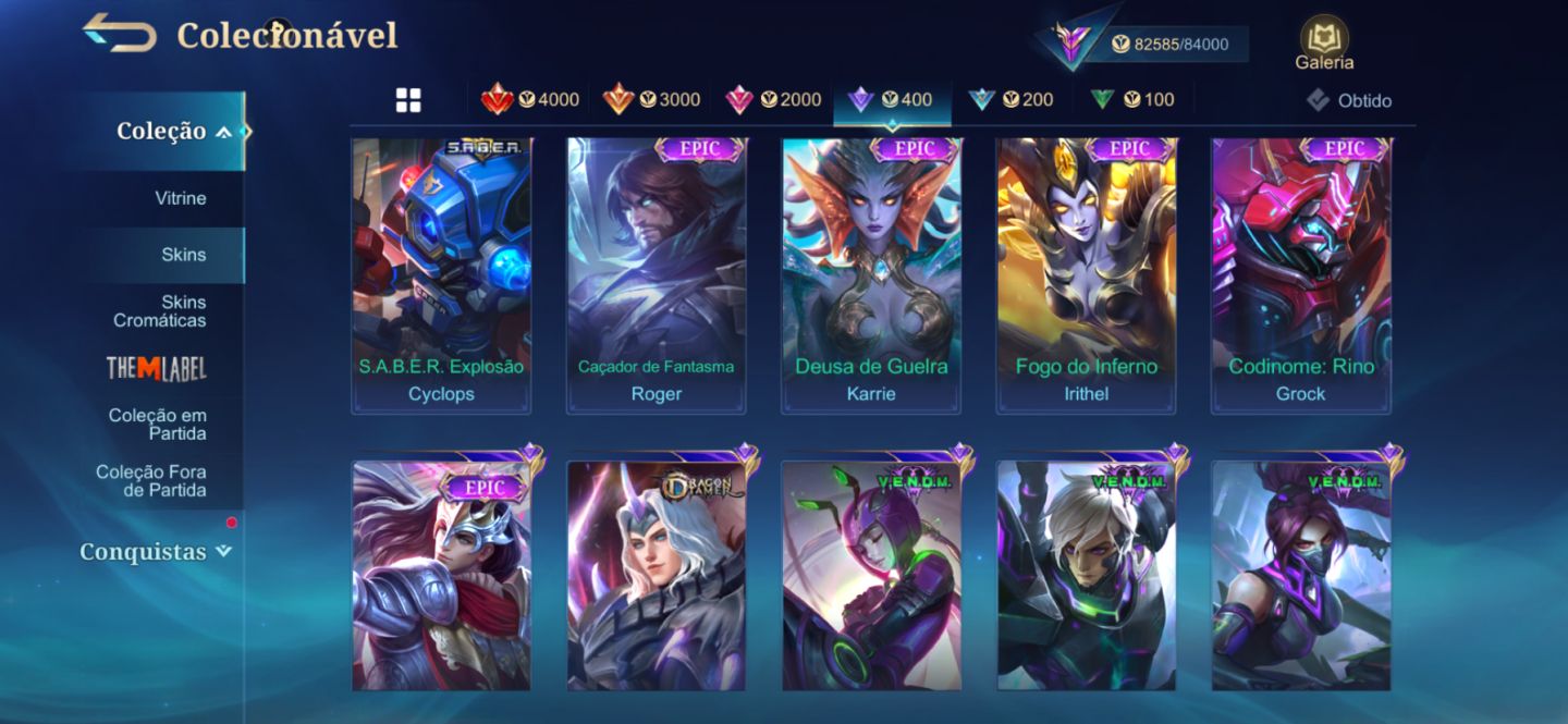 Mobile Legends conta main fanny