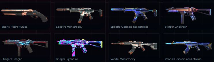 Conta Valorant Full acesso | 77 skins e 5 facas | Elo Peak BRONZE 1 | NIVEL 219