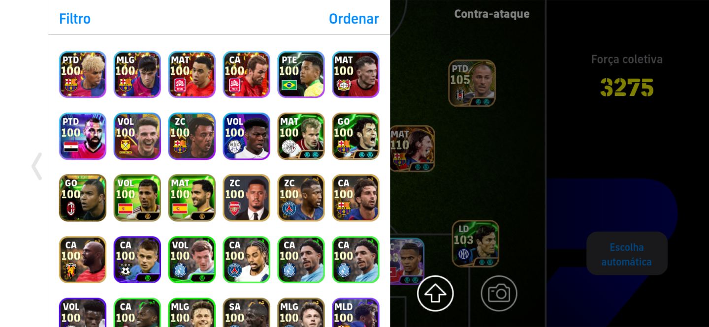 CONTA DE EFOOTBALL BRABA DO MELHOR MESSI + AMIGOS