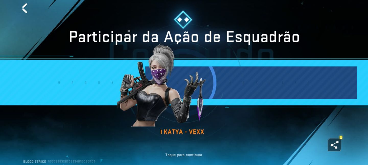 (PRA SAIR RÁPIDO!) CONTA DE BLOOD STRIKE COM 4 ETERNAS RARAS!