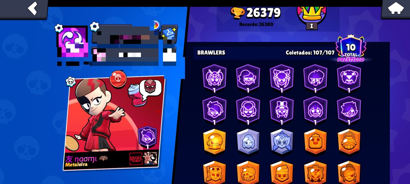 Conta Brawl Stars 26K troféus