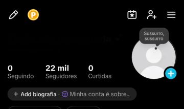 Conta de tik tok (promoção)