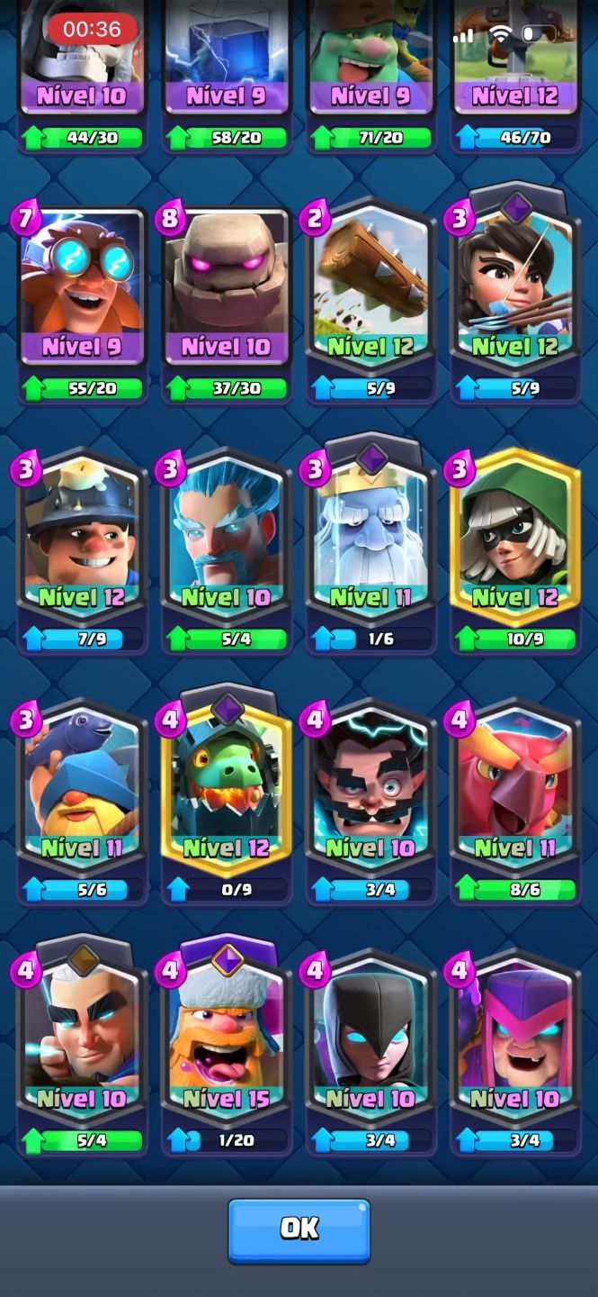 CONTA DO CLASH ROYALE COM 10k TROFEUS