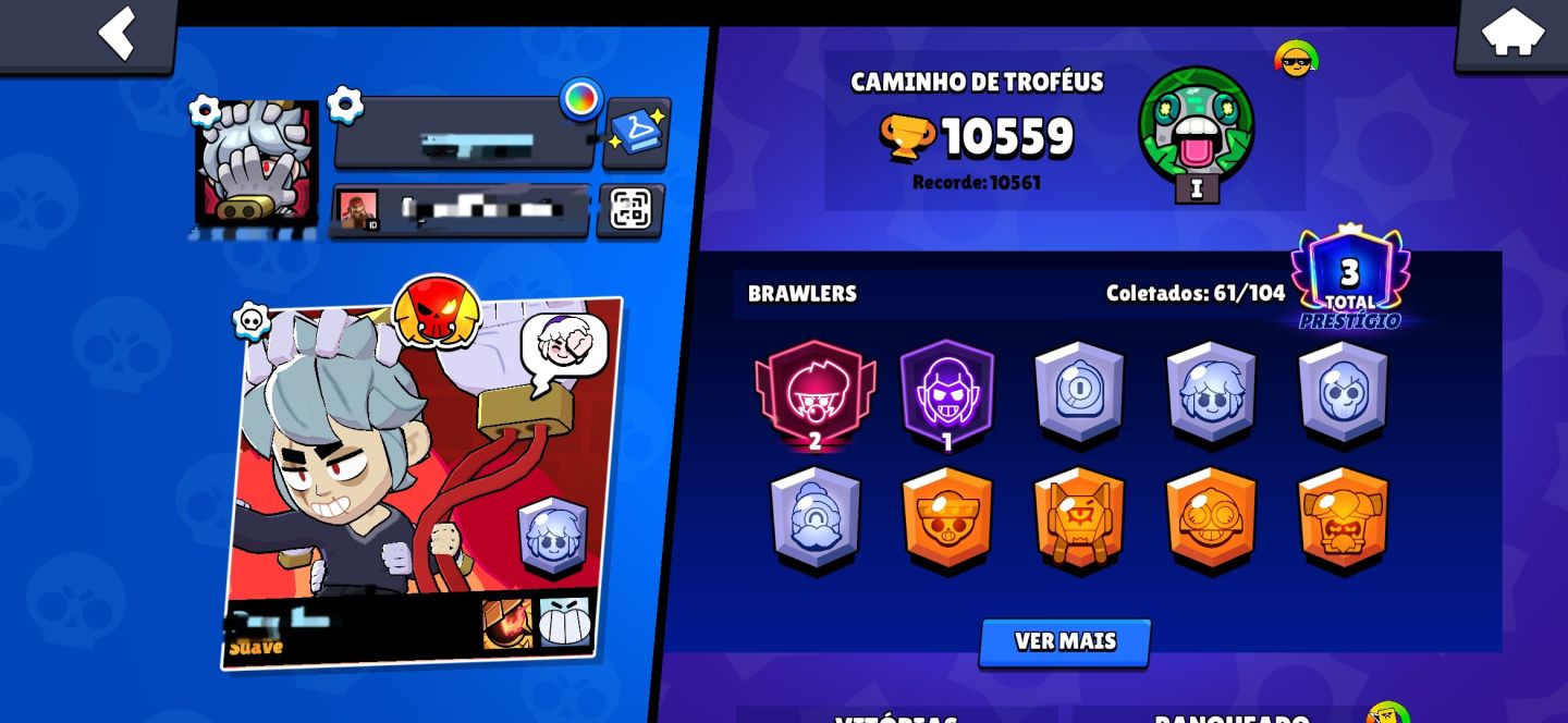 CONTAS DE BRAWL STARS | CONTAS UPADAS COM VARIOS BRAWLERS E CONTAS INICIANTES