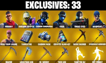 127 skins | OG STW machado leviathan axe 43 skins competitivas / tryhard