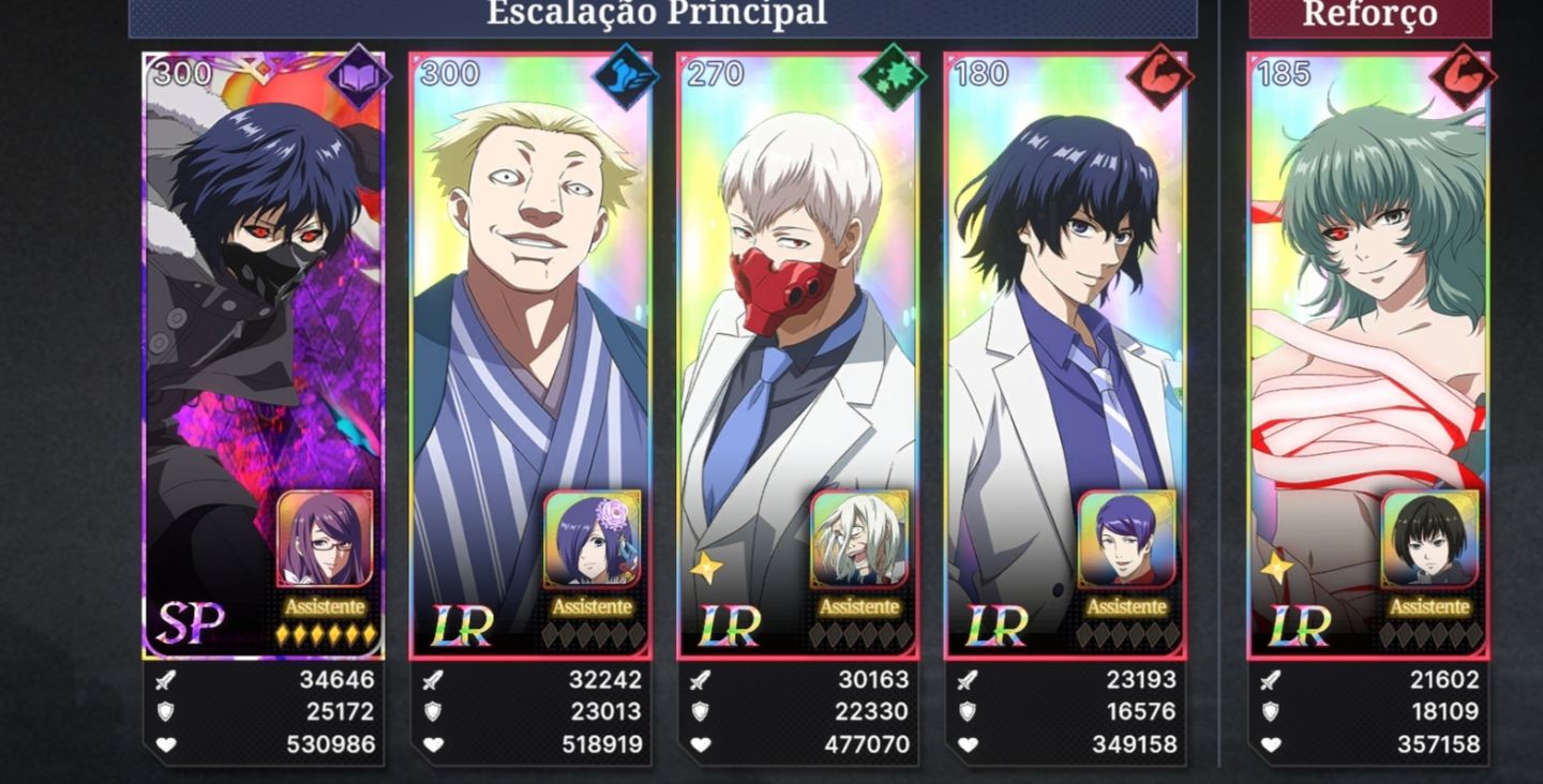 Contas de Tokyo ghoul break the chains