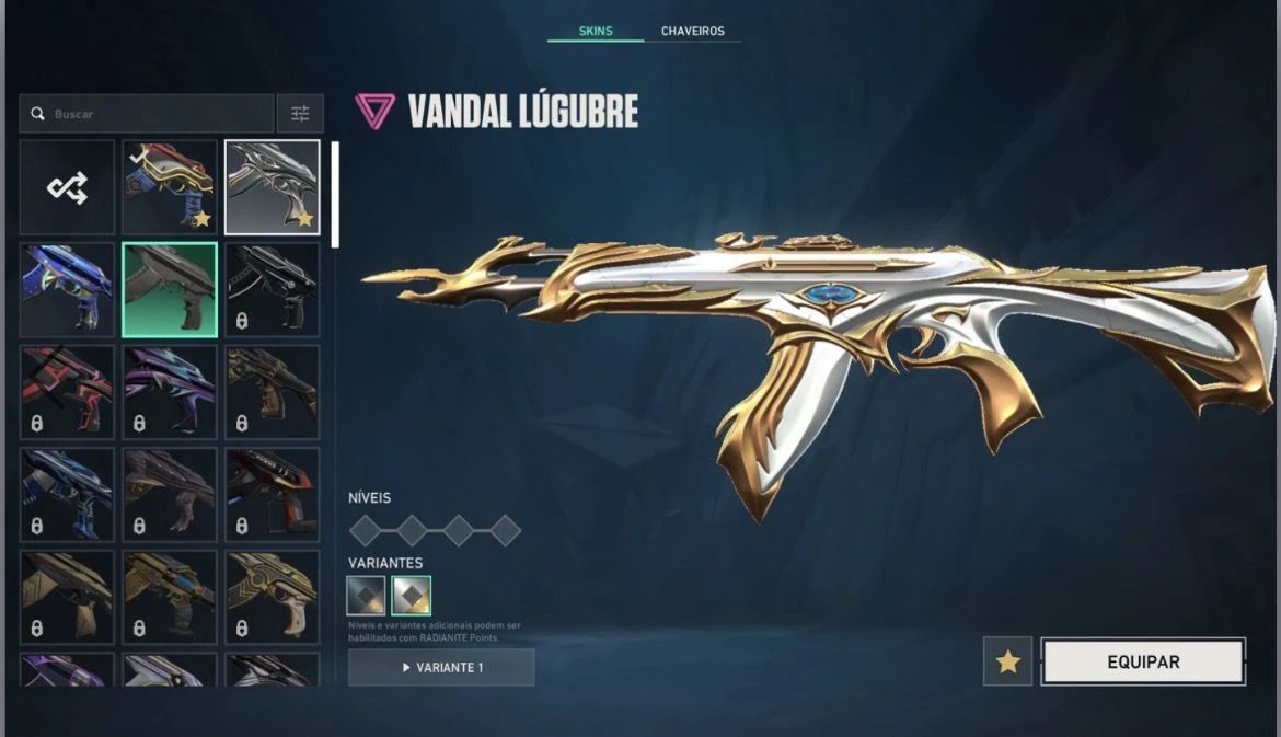 Conta Valorant Full Acesso com faca zerofang clean, além de skins de vandal e ph