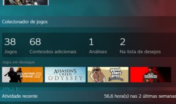 Steam + 38 JOGOS + 4000 horas, Troca completa de dados, ótima integridade