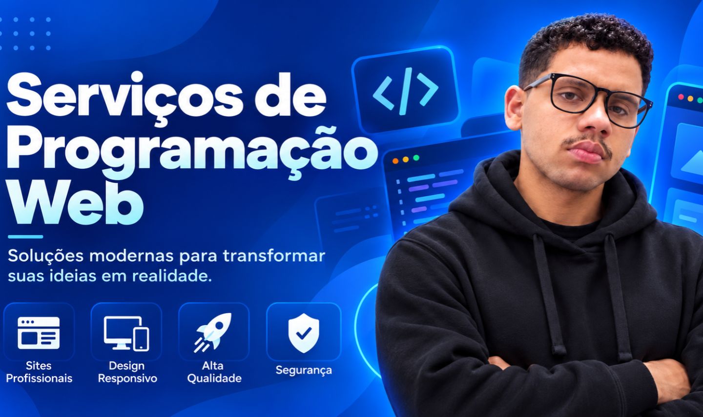 Desenvolvo Sites, Sistemas, Bots, Automações e Integrações com IA