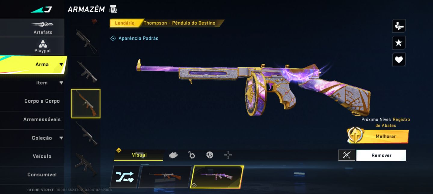 CONTA DE BLOOD STRIKE COM MP5 EMPIRIA + AK-47 TERROR NOTURNO + KATANA!